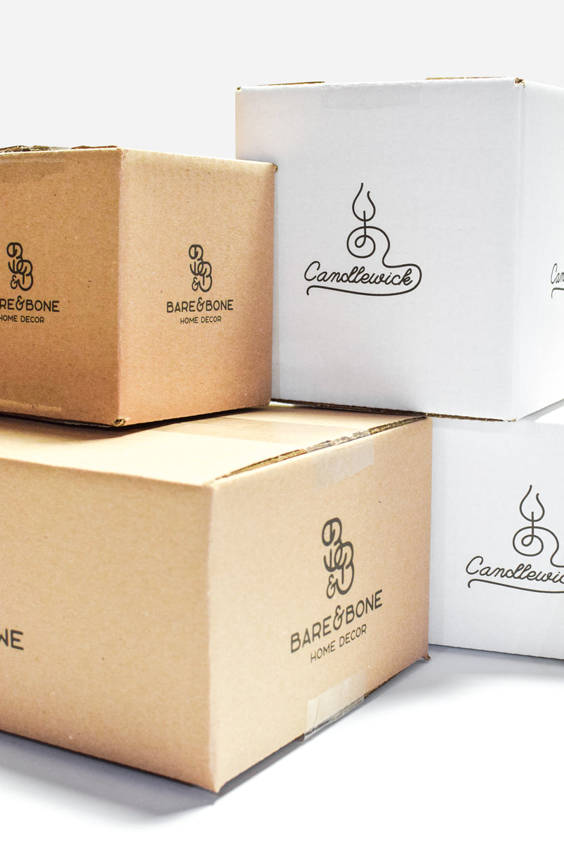 Custom Shipping Boxes, Kraft Brown & Mottled White Brandable Box Pratt